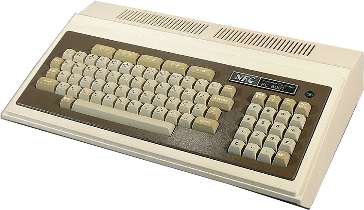 NEC PC-8001の実機写真
