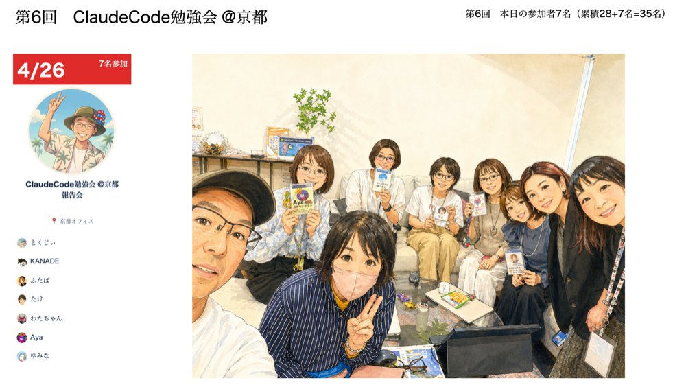 4/26 ClaudeCode勉強会 記念写真