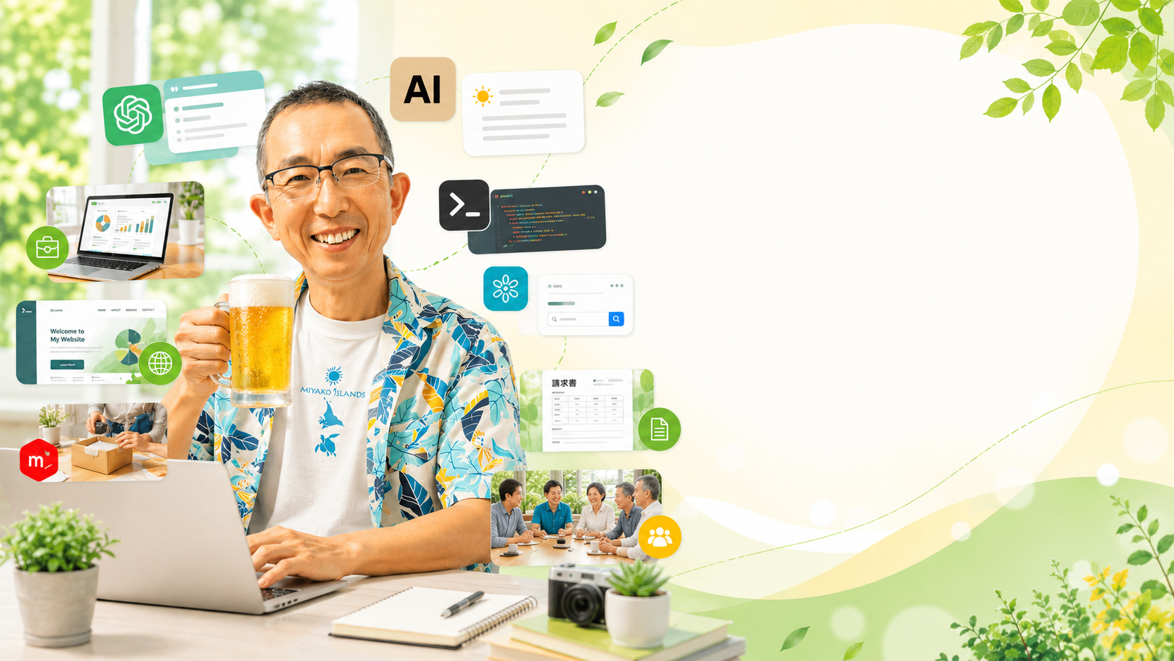 Claude Code活用オフ会イメージ