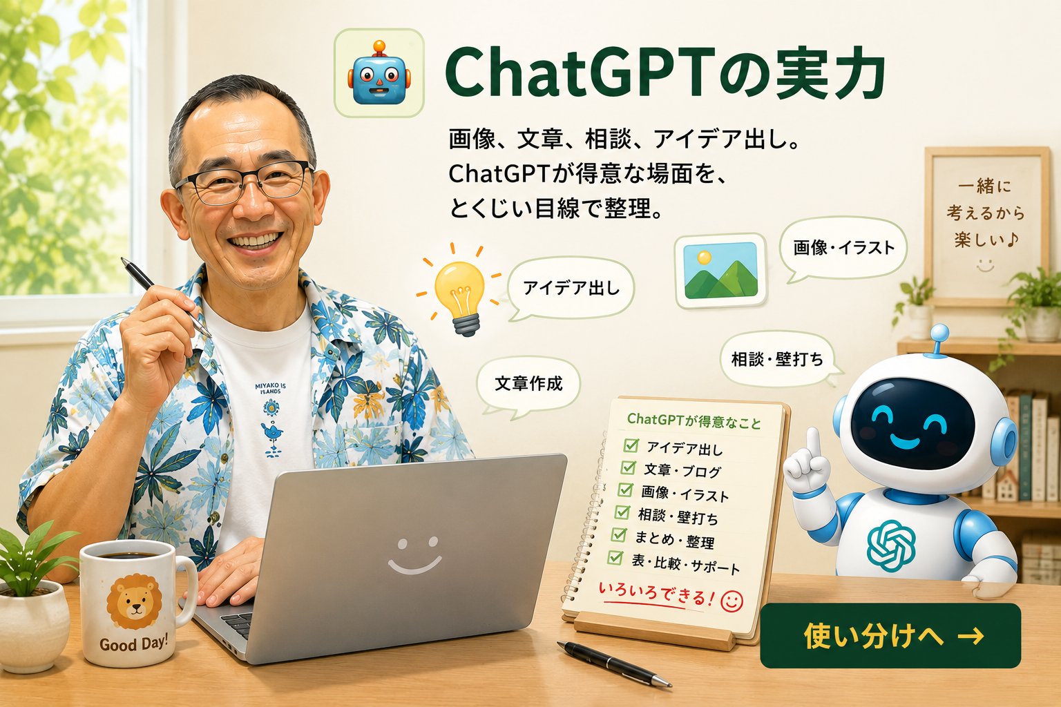 ChatGPTの実力イメージ