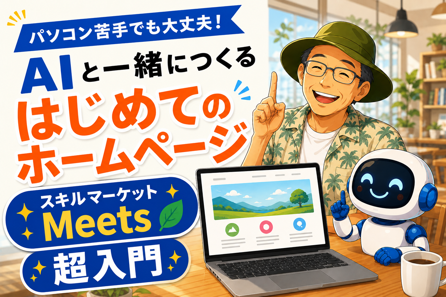 AIと一緒にホームページ作り体験