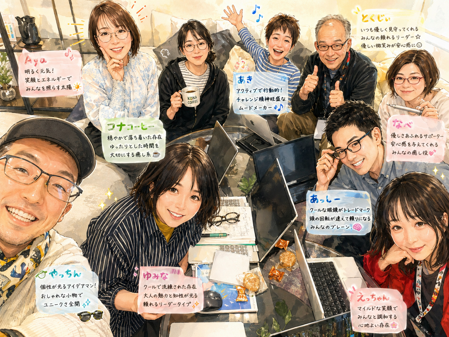 イラスト化後