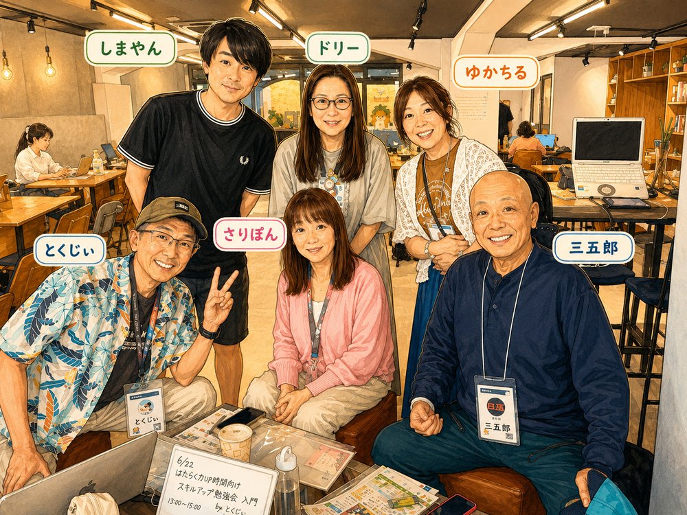 6/22 超初心者向けメルカリ販売入門 記念イラスト