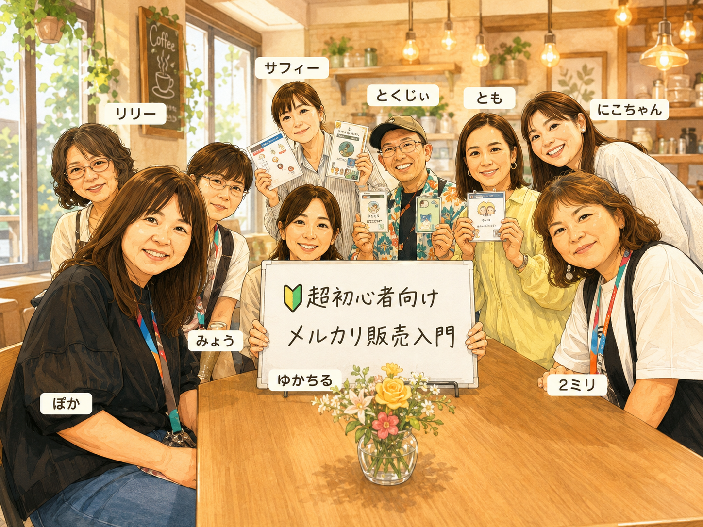 7/13 超初心者向けメルカリ販売入門 記念イラスト
