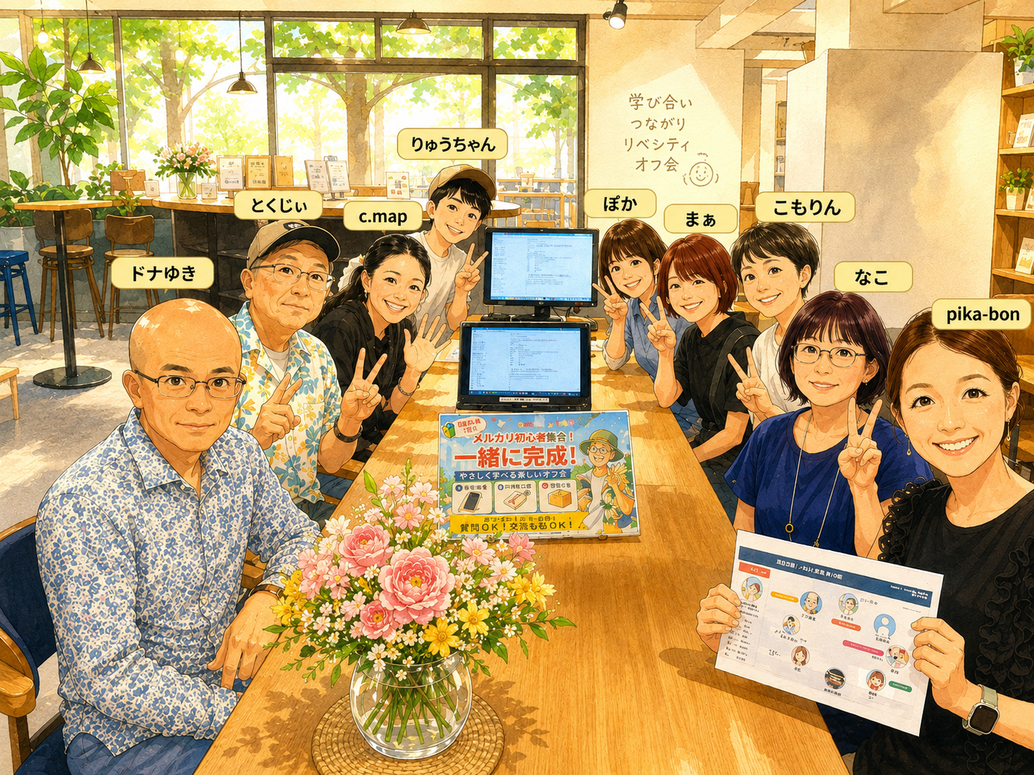 8/31 超初心者向けメルカリ販売入門 記念イラスト