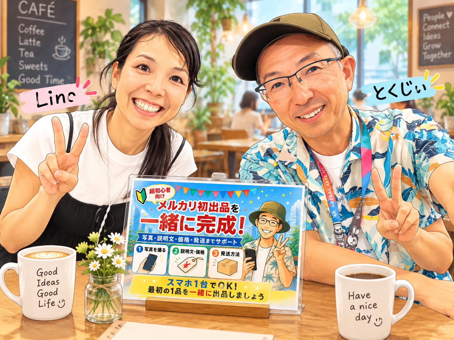 9/6 超初心者向けメルカリ販売入門 記念イラスト