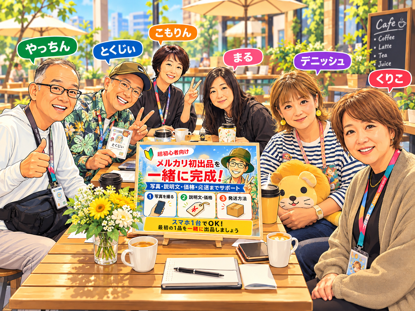 10/5 超初心者向けメルカリ販売入門 記念イラスト